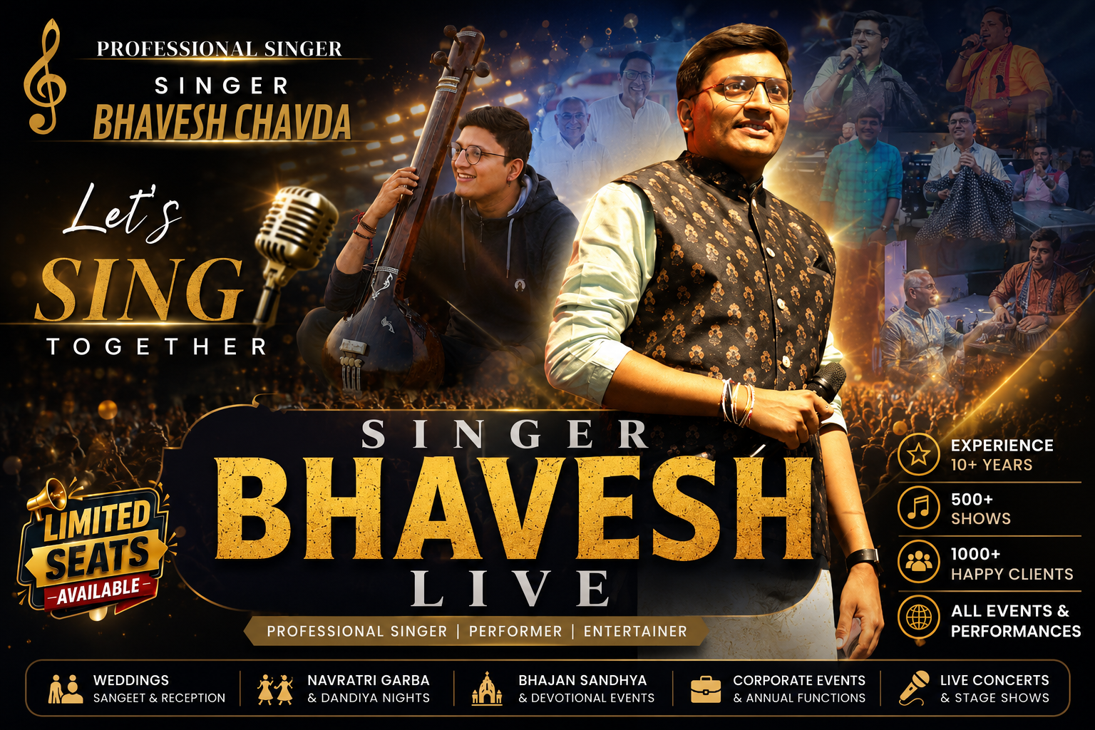 Singer Bhavesh live